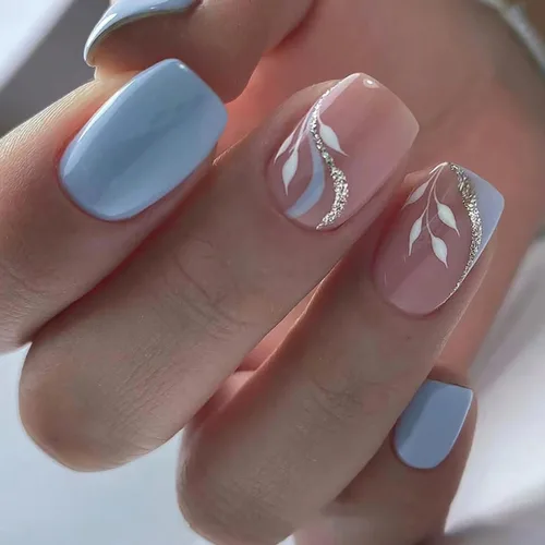 Vista 11 de Juego de 24 uñas postizas cuadradas cortas a presión, 3D, para primavera y verano, reutilizables, color naranja, uñas postizas a presión, lindas