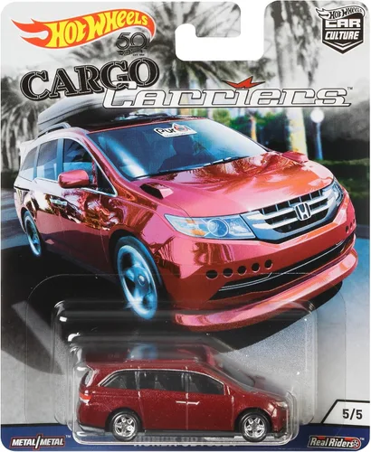 Vista 4 de Hot Wheels Vehículo Honda Odyssey para vehículos de carga de la cultura CAR