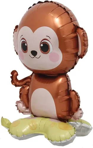 Vista 23 de Selfstand Globos de Papel de Aluminio 3D de Animales Zorro Koala León Elefante Panda Vaca Conejo Dinosaurio Triceratops, Estegosaurio, Pelota
