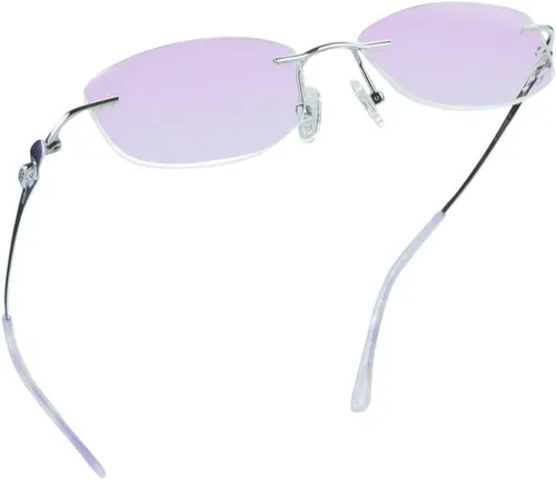 Vista 10 de LifeArt Pure Titanium Frame Glasses/Blue Light Blocking Reading Glasses, Reduce Eyestrain, Stylish for Men and Women