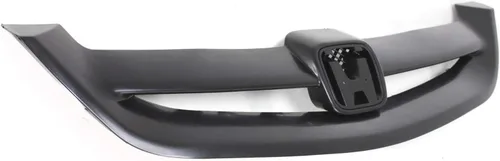 Vista 3 de Garage-Pro Rejilla compatible con Honda Civic Plastic (PP) 2001-2003, carcasa negra y cupé de inserción