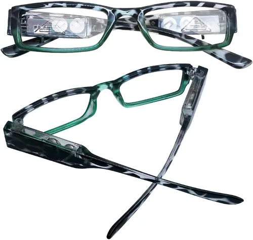 Vista 4 de Gafas de lectura con luz brillante lectores LED lupa iluminada lector nocturno