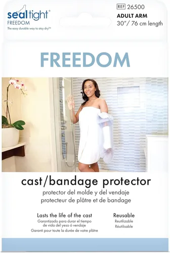 Vista 9 de Brownmed - Protector de fundición y vendaje de libertad hermética - Funda impermeable para brazos - Bolsa de fundición para ducha y natación