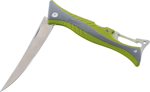 Vista 11 de Smith's RegalRiver - Cuchillo de filete flexible plegable de 4 pulgadas - Verde - Hoja de bloqueo de acero inoxidable - Cuchillo de bolsillo