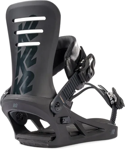Vista 6 de K2 Formula - Fijaciones de snowboard para hombre, flexible sensible, soporte estable, control fiable, para todo tipo de montaña, estilo libre Negro