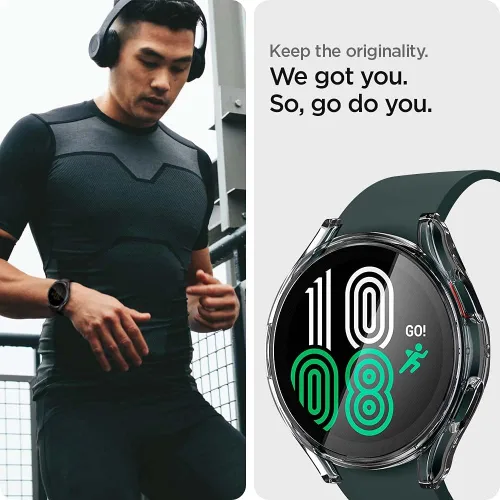 Vista 4 de Spigen Funda ultra híbrida para Samsung Galaxy Watch 5/4 de 1.732 in (2022/2021)