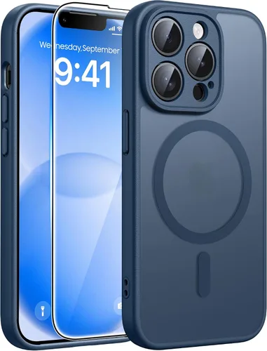 Vista 99 de FNTCASE para Samsung Galaxy Z Fold 7 Estuche Magnético: Funda de Teléfono Celular con Textura Mate Translúcida, Protección contra Caídas de Grado