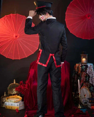 Vista 3 de Nuoqi Hanako Kun - Disfraz de cosplay para el inodoro Hanako-kun para cosplay uniforme escolar