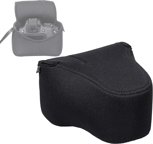 Vista 14 de JJC Funda de neopreno ultra ligera en negro para cámara, compatible con X-E4 X-T30 II X-T30 X-T20 X-T10 + lentes prime cortas, 18mm F1.4/ 27mm F2.8