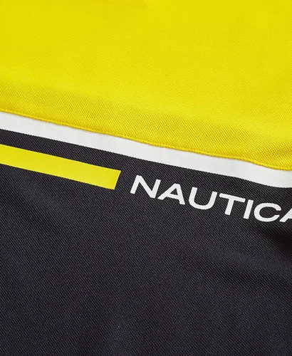 Vista 4 de Nautica Camiseta Navtech Colorblock para hombre