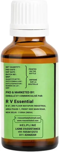 Vista 4 de R V Essential Aceite puro de Mehendi (Henna) 0.2 fl oz (0.169oz)- (100% puro y natural)