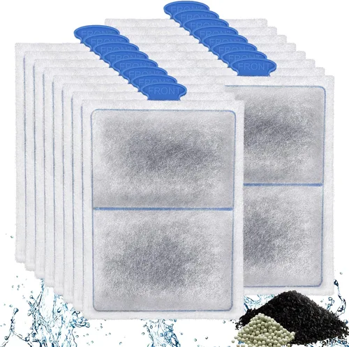 Vista 9 de driamor Paquete de 6 cartuchos de filtro PF-L, cartucho de filtro de acuario para pecera con zeolita compatible con filtros de alimentación PF20