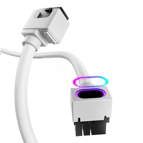 Vista 17 de AsiaHorse Hydrus-8PIN Cable de Extensión de CPU PSU con Luz ARGB, Cable de Alimentación de la Placa Base de Cobre con Diseño Minimalista Integrado