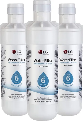 Vista 12 de LG LT1000P - Filtro de agua para refrigerador de repuesto de capacidad de 6 meses/200 galones (NSF42, NSF53 y NSF401) ADQ74793501, ADQ75795105