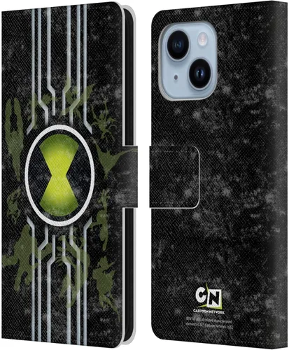 Vista 7 de Head Case Designs Funda con licencia oficial de Ben 10: Alien Force Ben's Jacket Graphics de piel tipo cartera compatible con Apple iPhone 14 Plus