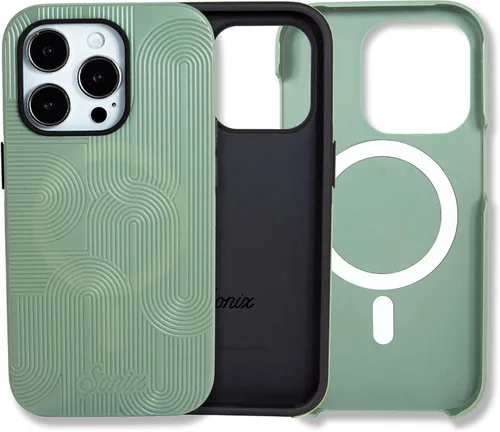 Vista 227 de Sonix - Funda para iPhone 12 y iPhone 12 Pro, compatible con MagSafe, probada contra caídas de 10 pies, Brown Tort, diseño de carey marrón