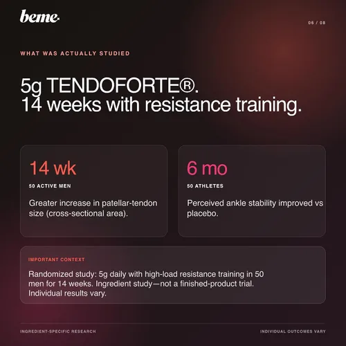 Vista 6 de BeMe Protect – TENDOFORTE Colágeno líquido para tendones y ligamentos