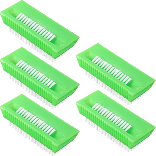 Vista 11 de 5 cepillos de uñas para limpiar las uñas, cepillos de mano para limpiar las uñas para hombres, cepillo no desechable, plástico resistente para manos
