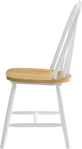 Vista 7 de Coaster Home Furnishings - Cinder - Madera dura asiática - Sillas de comedor sin brazos estilo Windsor con estilo rústico - Cocina y comedor
