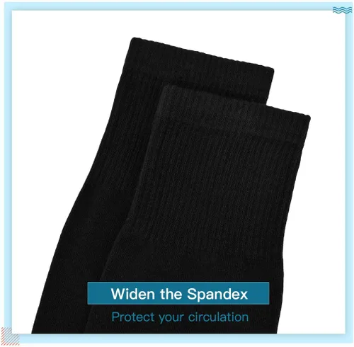 Vista 5 de Kayhoma Extra Long Cotton Stripe Thigh High Socks Over the Knee High Stockings