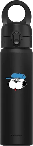Vista 16 de RHINOSHIELD AquaStand - Botella magnética de 16 onzas, botella de agua aislada de acero inoxidable de boca redonda, botella deportiva con mango