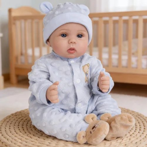 Vista 11 de Milidool Muñecas bebé realistas renacidas para niñas - Muñeca de recién nacida realista de 18 pulgadas, lindo regalo para niños de 3 años