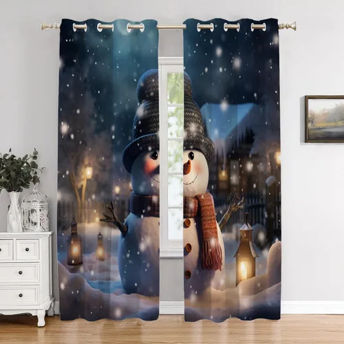 Vista 67 de Cortinas opacas de poliéster multicapa para ventanas de padre e hijo, 2 unidades, 26 x 24 pulgadas