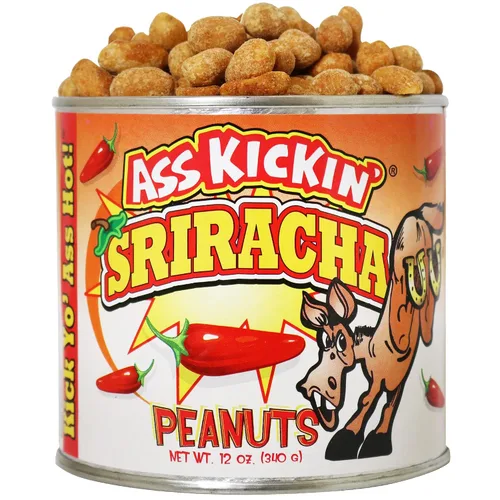 Vista 12 de ASS KICKIN' Cacahuetes Bacon Ranch – 12oz – Último regalo gourmet de cacahuetes – Pruébalo si te atreves!