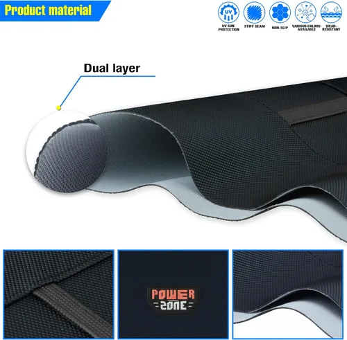 Vista 6 de Funda universal para asiento de motocicleta, agarre de goma antideslizante, costura suave para Yozma In10 CRF WR WRF RMZ YZF SXF EXC EXC XC SX CR