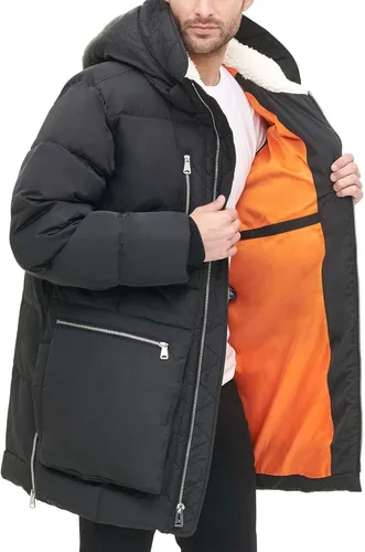 Vista 5 de Tommy Hilfiger Parka acolchada con capucha para hombre