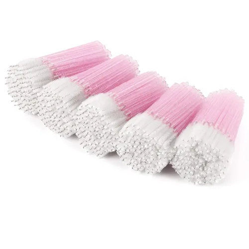 Vista 9 de Tbestmax 500 Varitas de Rímel Desechables Cepillo de Pestañas Spoolies para Ceja Extensión de Pestañas de Ojo, Kits de Aplicadores de Brochas de 5