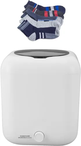 Vista 4 de ANGGREK Mini lavadora compacta, 10W 2000mAh Mini lavadora para el hogar (blanco)