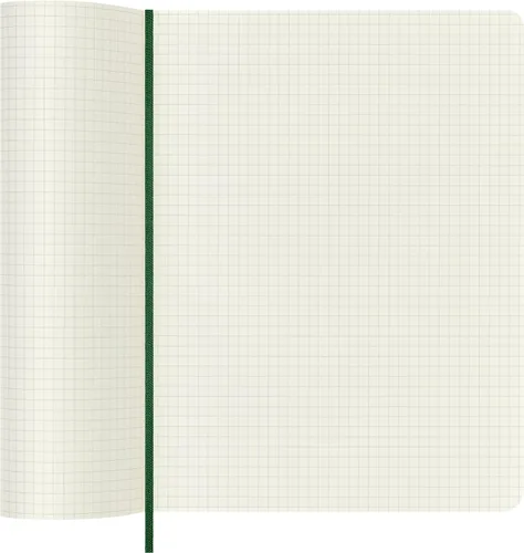 Vista 5 de Moleskine - Cuaderno clásico, tapa blanda, tamaño XL (7.5 x 9.5 pulgadas), cuadriculado, verde mirto, 192 páginas
