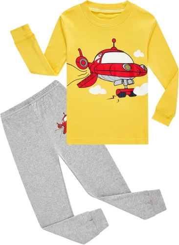Vista 10 de Dolphin&Fish Pijamas de Niño de Manga Larga de Algodón Ropa de Niños Ropa de Dormir para Niños Pequeños