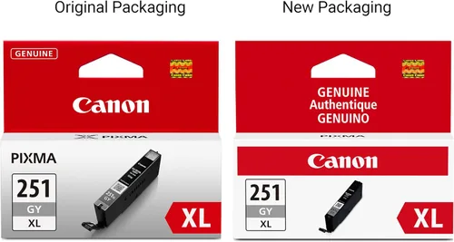 Vista 4 de Canon CLI-251XL tanque de tinta gris, compatible con MG7520, MG7120, iP8720 y iX6820