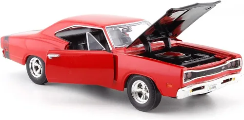 Vista 4 de MOTOR MAX 1:24 W/B AMERICAN CLASSICS 1969 DODGE CORONET SUPER ABEJA