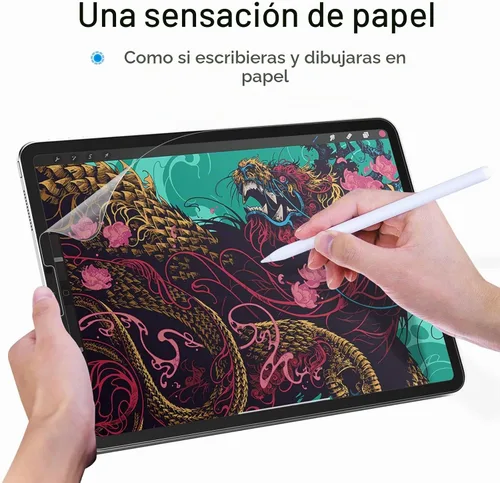 Vista 3 de JETech Protector de pantalla de papel para iPad Pro 11" 4/3/2/1, Air 5/4