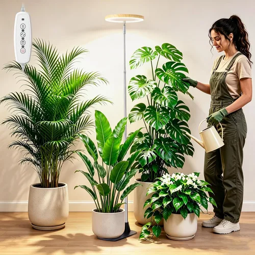 Vista 18 de Luces de cultivo para plantas de interior, luz de espectro completo de 6.3