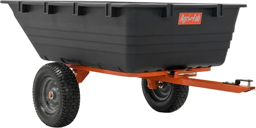 Vista 11 de Agri-Fab 45-0579 Carrito Volquete de Polietileno de 1,000 lb para Remolcar, 17 PIES CÚBICOS; Carrito/Remolque de Césped y Jardín para Cortadoras