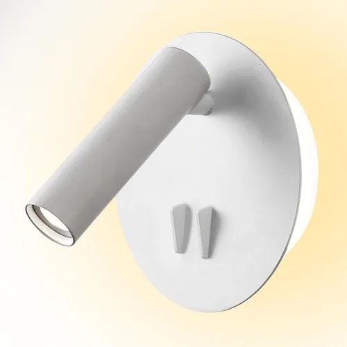 Vista 10 de ZEROUNO Lámpara de lectura de montaje en pared para dormitorio, lámpara de pared nocturna retroiluminada, aplique cableado con interruptor