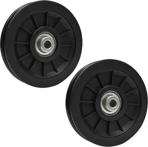 Vista 9 de Universal Bearing Pulley Wheel for Cable Machine Gym Equipment Part Garage Door