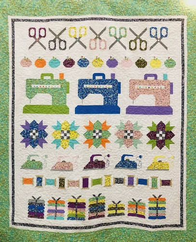 Vista 2 de Stitch & Sparkle Impresionismo Moment Collection, Crocus, 44 pulgadas