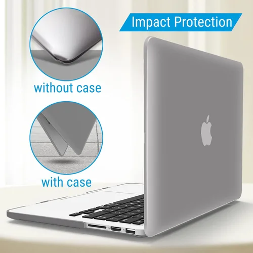 Vista 46 de IBENZER - Compatible con Funda para MacBook Pro de 13 Pulgadas 2015 2014 2013 Finales 2012 A1502 A1425, Carcasa Rígida con Cubierta para Teclado