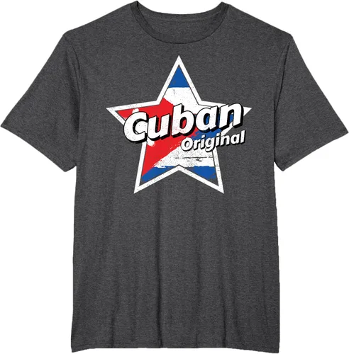 Vista 15 de Camisa Cubano Original Camisa Bandera de Cuba Camiseta Cubano, Negro