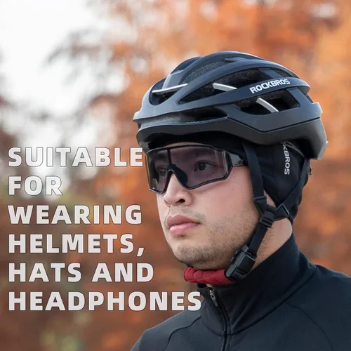Vista 6 de ROCKBROS Fleece Ear Warmers Earmuffs Headband Men Women for Running Skiing Cycling Warm Ear Cover for Winter Cold Weather