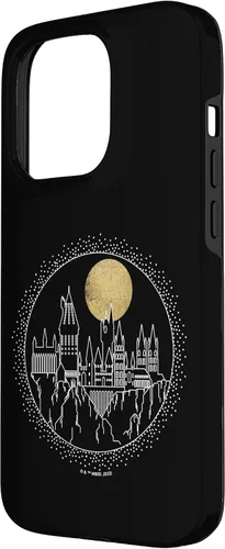 Vista 2 de Funda para iPhone 15 Pro Harry Potter Hogwarts Line Art