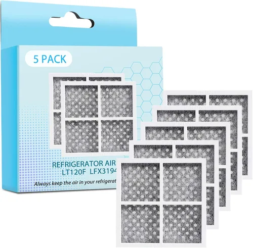 Vista 8 de Reemplazo del filtro de aire para refrigerador LG LT120F Kenmore Elite 469918 con LT120F LFX31925ST LFX31925SW LFX31925SW LFX31925SB LFX25991ST