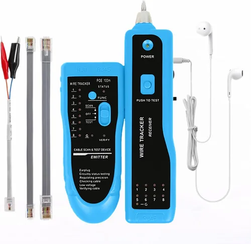 Vista 5 de Gaobige Kit de herramientas de red, Cat6 Cat5e Cat5 Herramienta de prensado RJ45 Kit de herramientas de crimpado, Pass Through rj45 Crimper, Wire
