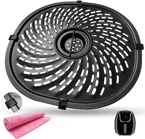 Vista 16 de Placa para freidora de aire de 8 cuartos para freidora de aire PowerXL Vortex Pro Plus, parrilla antiadherente mejorada para freidora de aire