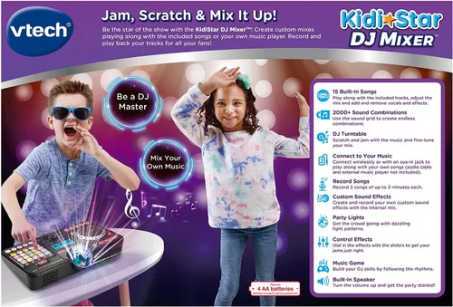 Vista 8 de VTech Kidi Star DJ Mixer